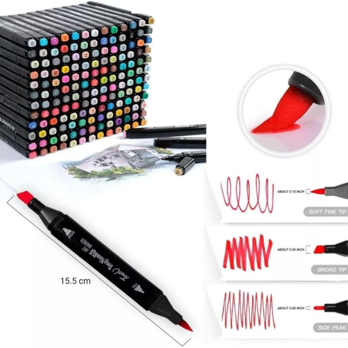 Rotuladores Touch Marker de doble punta 60