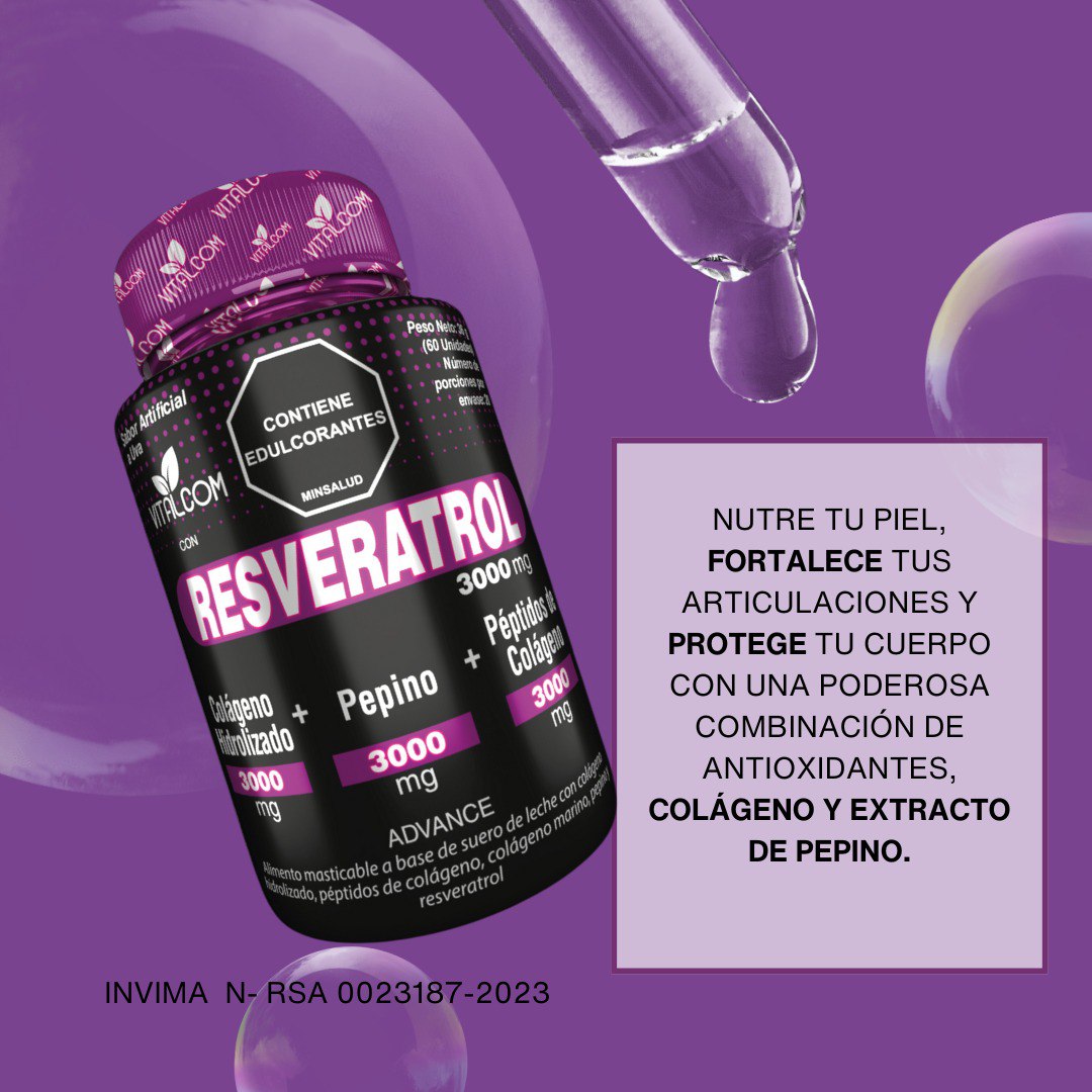 RESVERATROL - El Secreto de la Juventud en Cápsulas