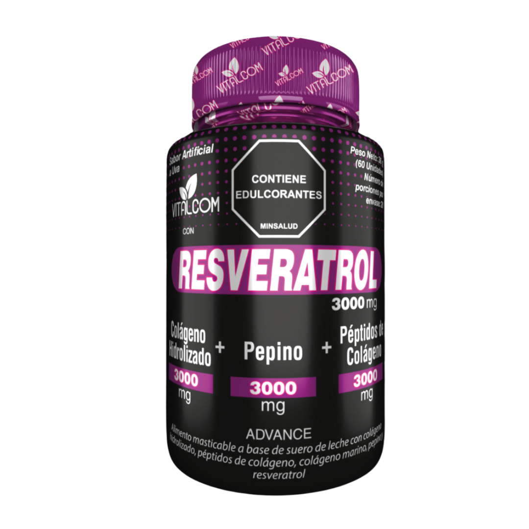 RESVERATROL - El Secreto de la Juventud en Cápsulas