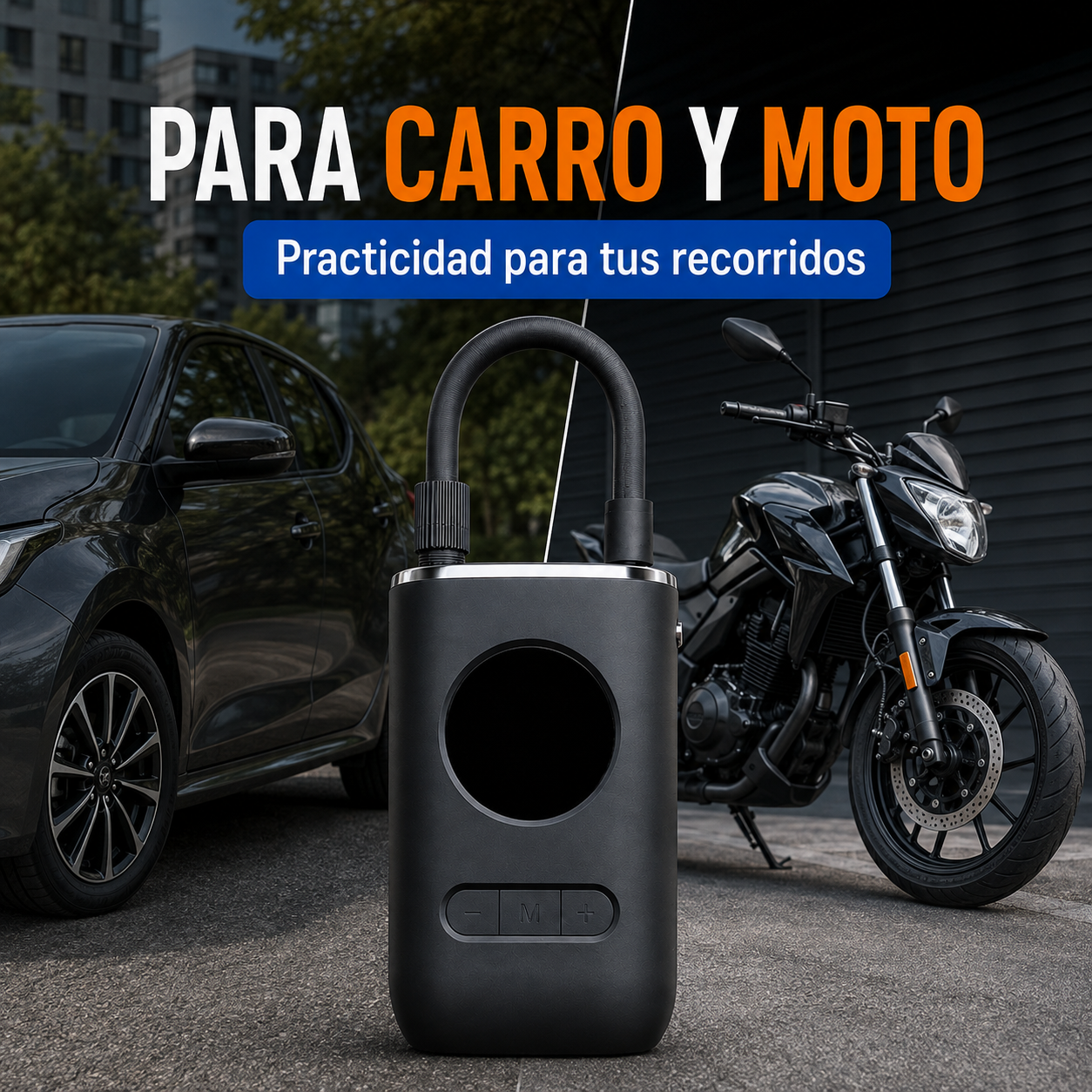 INFLADOR DE LLANTAS RECARGABLE