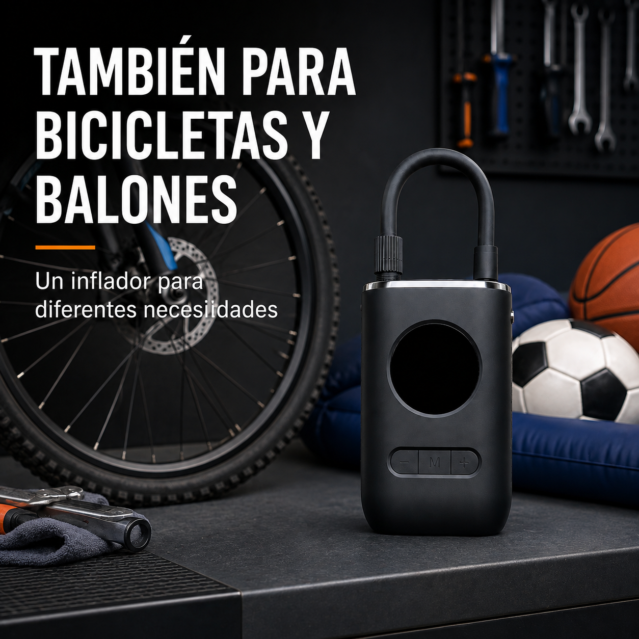 INFLADOR DE LLANTAS RECARGABLE