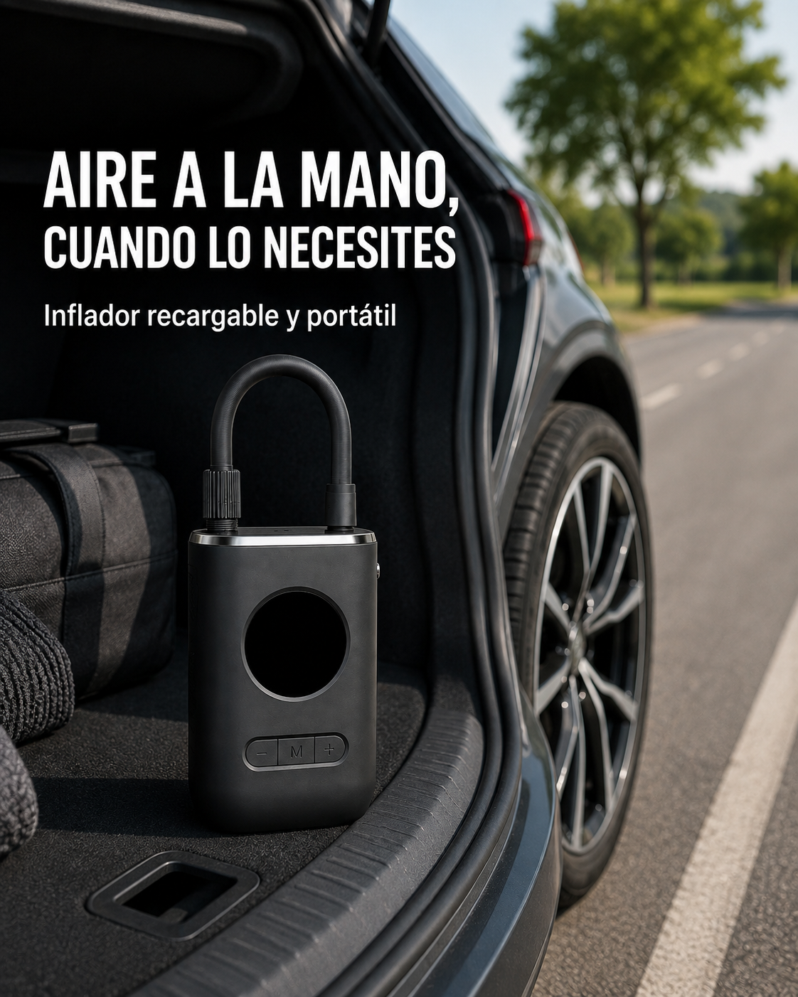 INFLADOR DE LLANTAS RECARGABLE