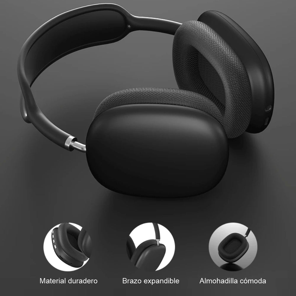 Audifonos Bluetooth Over Ear Diadema Estereo P9