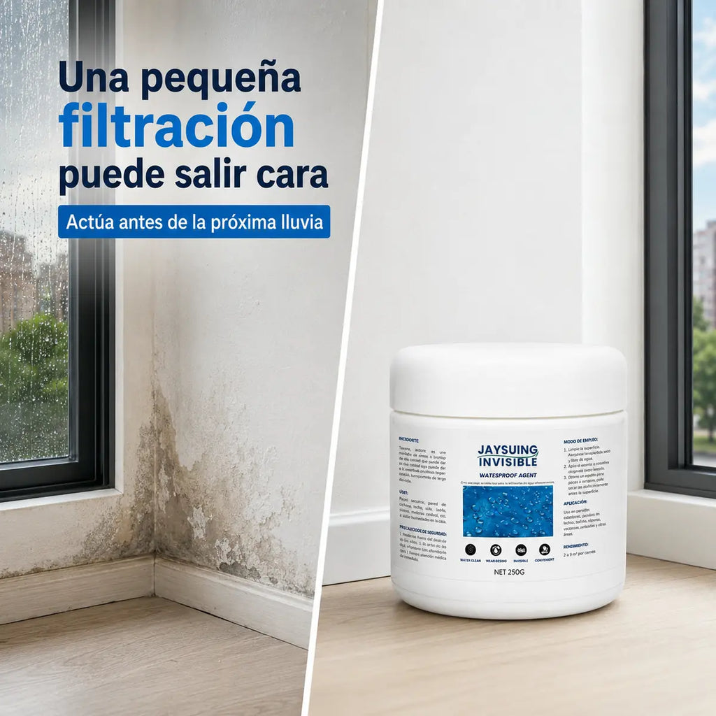 Protección para pequeñas filtraciones y humedad en el hogar