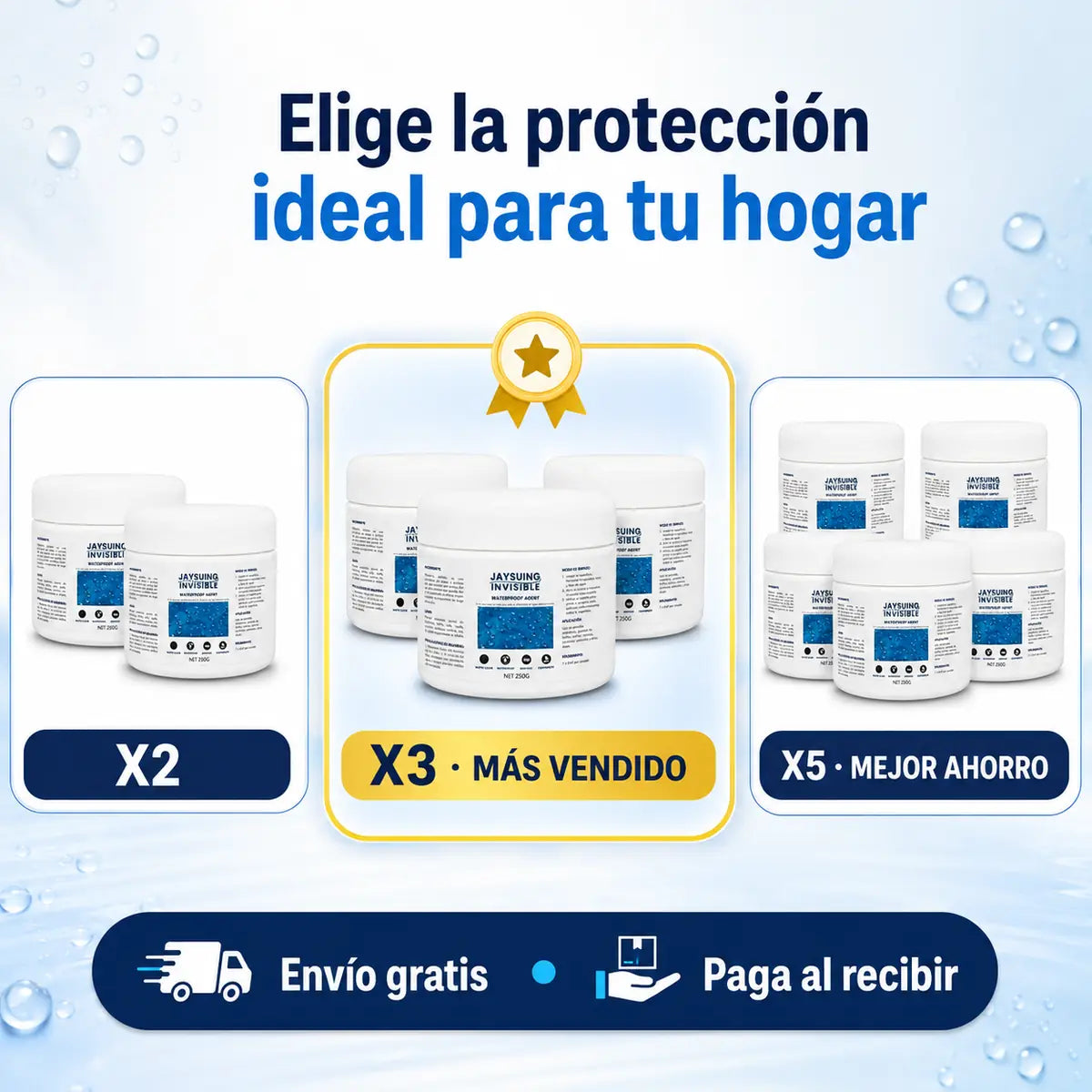 Presentaciones JAYSUING X2 X3 y X5 con envío gratis