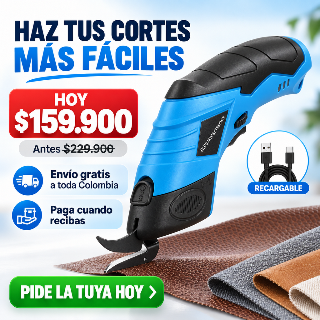 Oferta Tijera Eléctrica Multicorte Pro con envío gratis