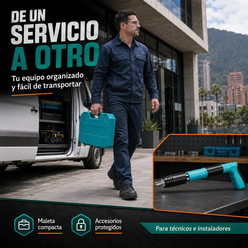 Kit portátil para técnicos instaladores