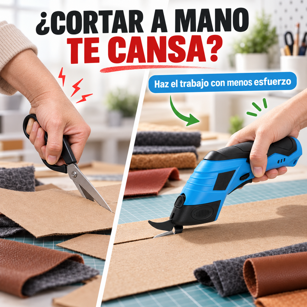 Tijera eléctrica para cortar con menos esfuerzo